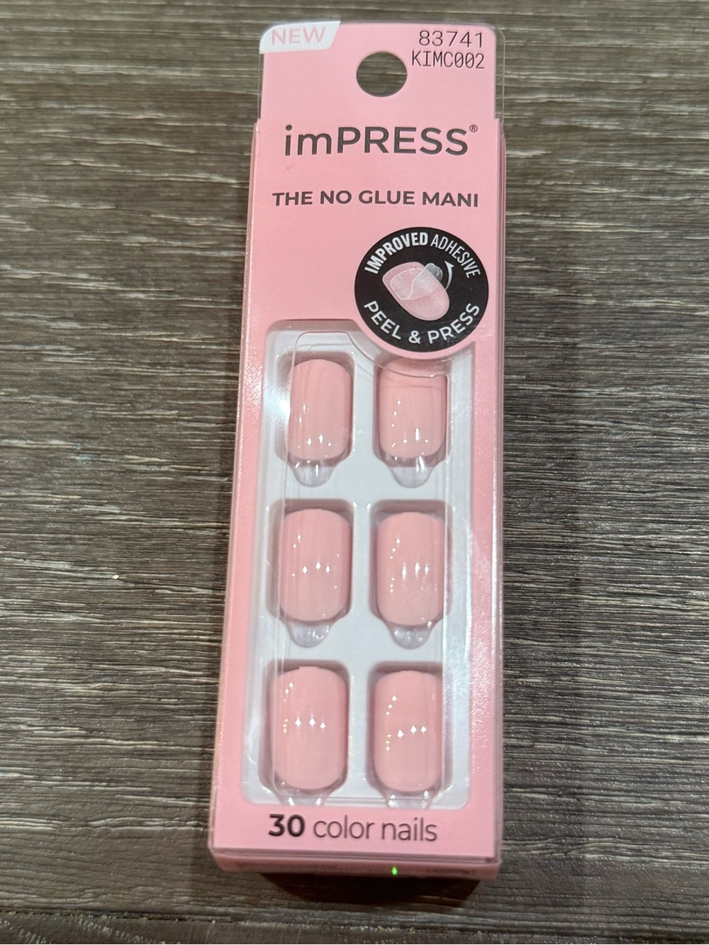 NWT imPRESS No Glue Mani Press-On Nails 2 pick me pink